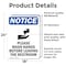Signmission Safety Culture Sign, 18 in Width, Vinyl Decal, Rectangle OS-2PACK-NS-D-1824-V-17646 - alternate 2